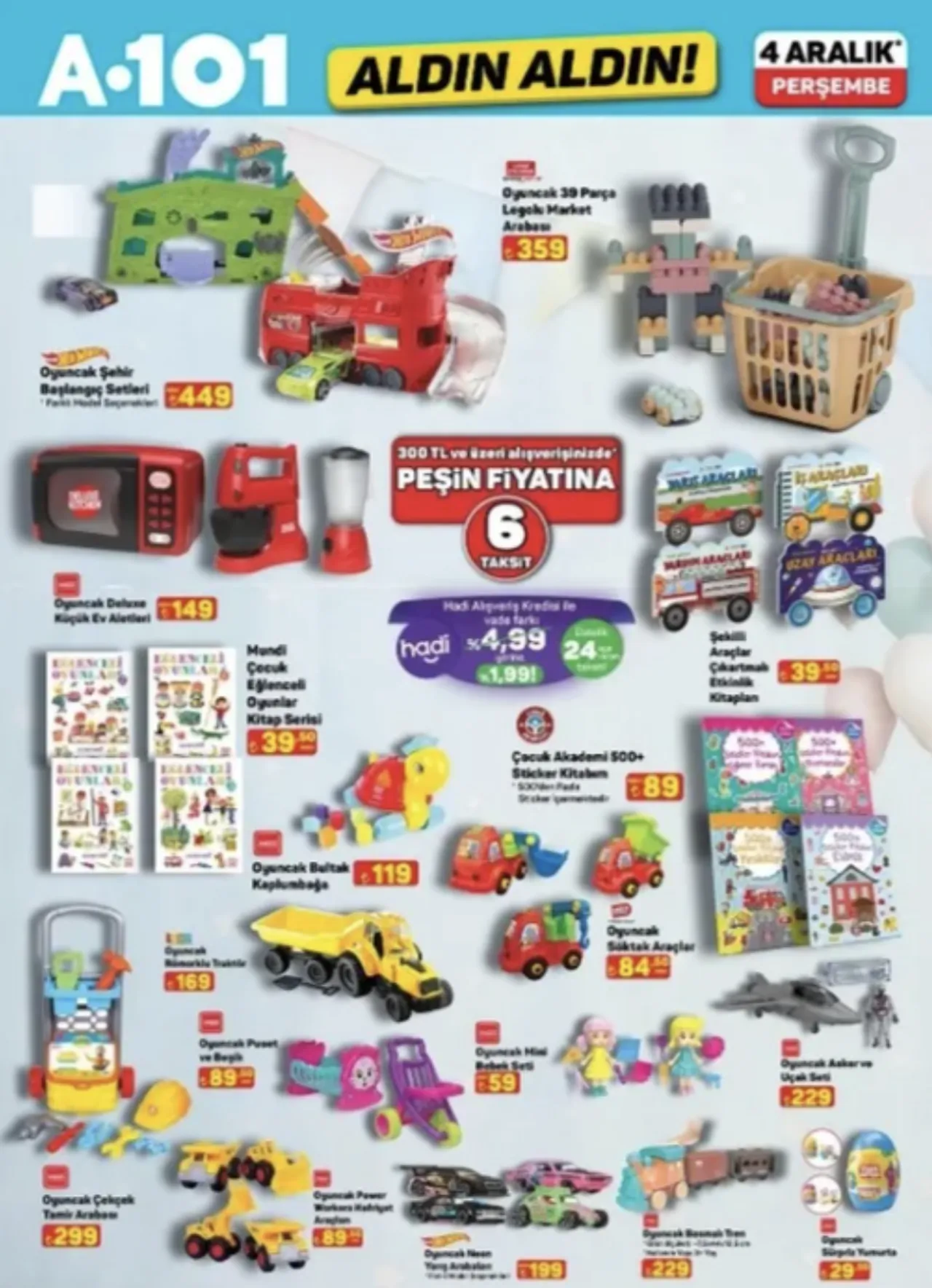 A101de birçok ürün satışa çıktı! İşte, 4 Aralık 2025 A101 aktüel indirim listesi...