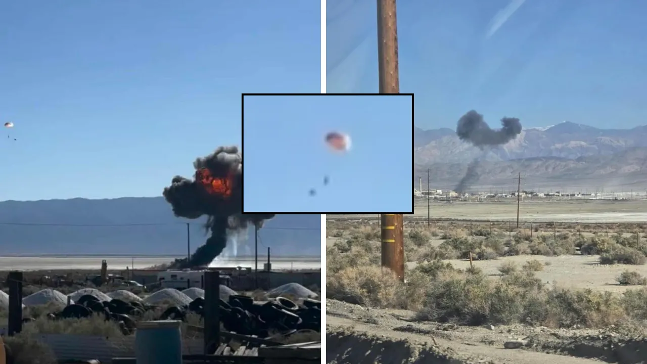 ABD'de F-16 uçağı düştü!