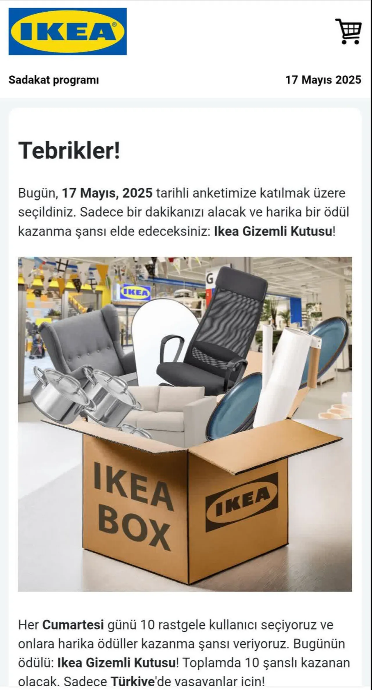 Ikea sürpriz kutusu doğru mu? Markadan açıklama gecikmedi!