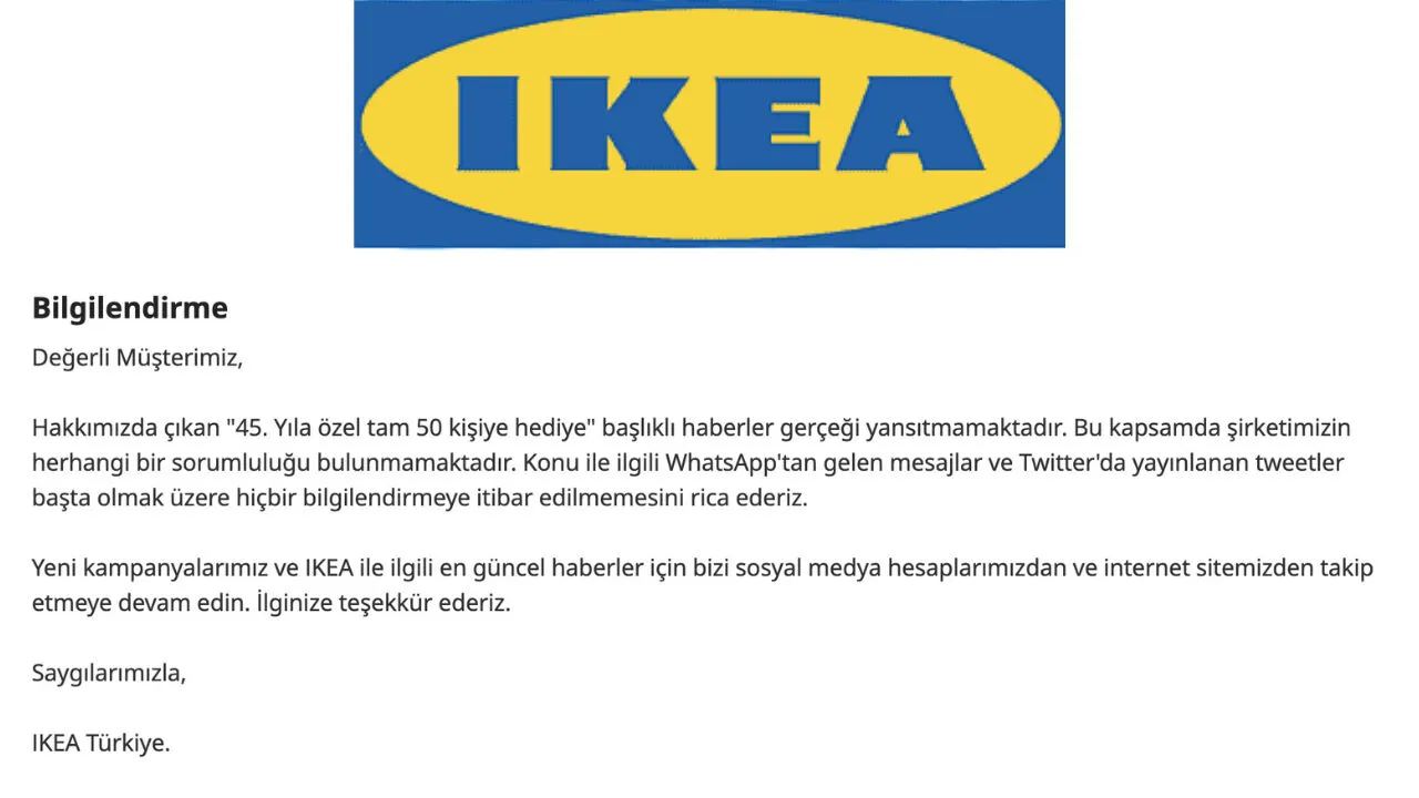 Ikea sürpriz kutusu doğru mu? Markadan açıklama gecikmedi!