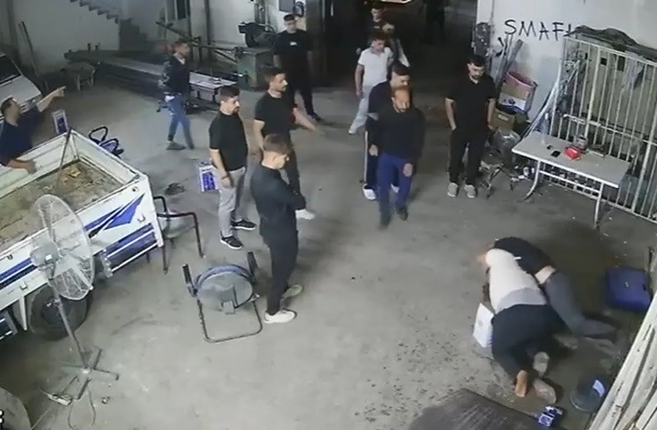 Kalabalık grup 2 kardeşin iş yerini basıp kavga çıkardı