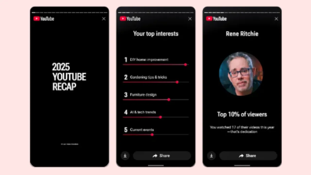 Youtube Recap nereden bakılır, Youtube Wrapped yayınlandı mı? Youtube 2025 özeti gündemde!