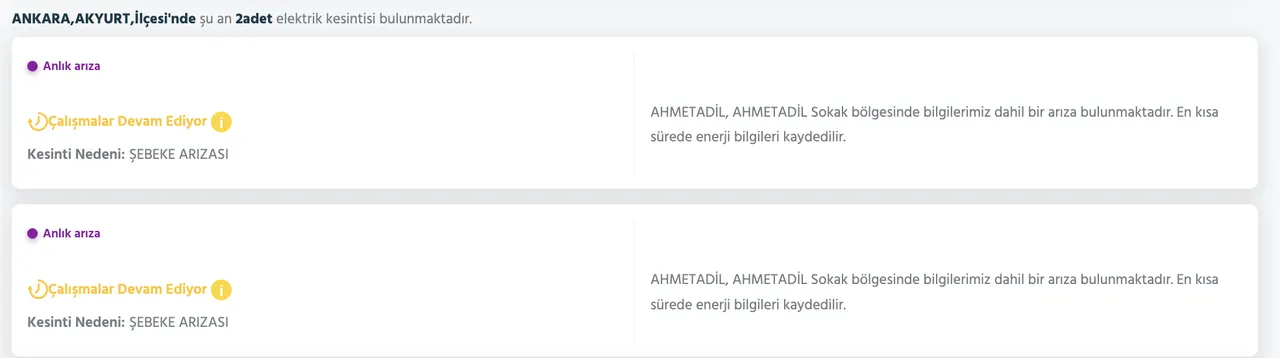 5 Aralık Ankara kesinti listesi! Elektrikler ne zaman gelecek? Gözler Başkent EDAŞa çevrildi