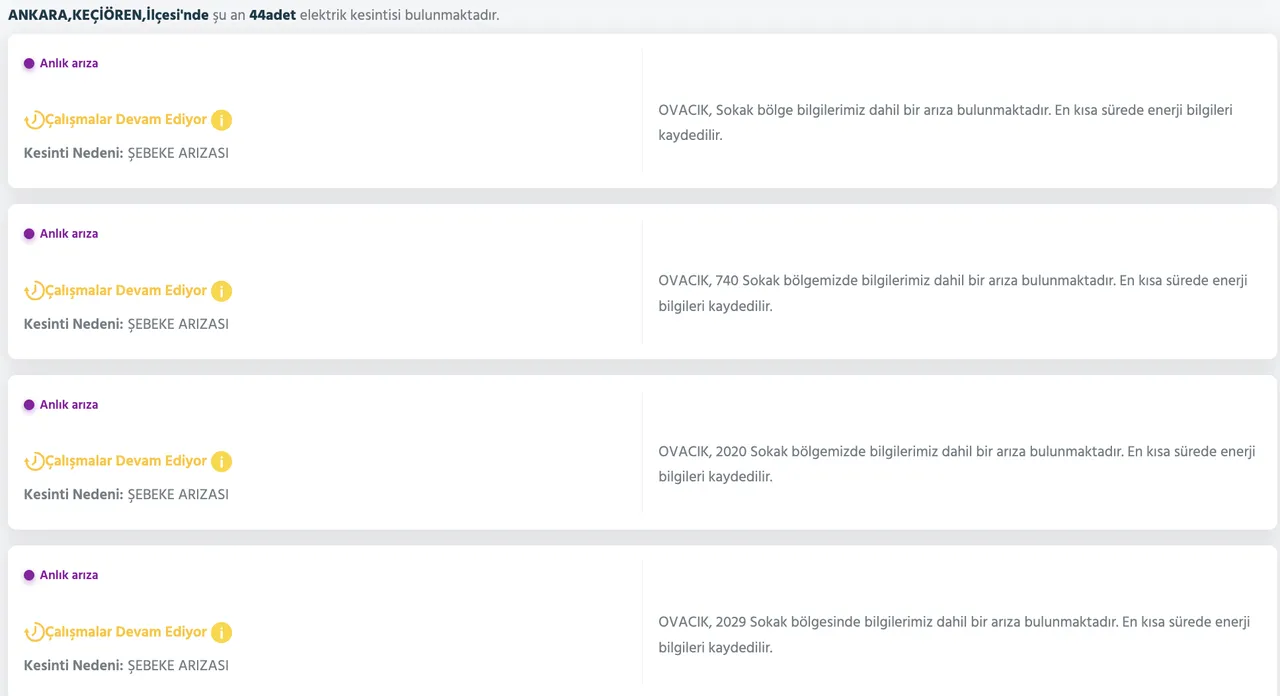 5 Aralık Ankara kesinti listesi! Elektrikler ne zaman gelecek? Gözler Başkent EDAŞa çevrildi
