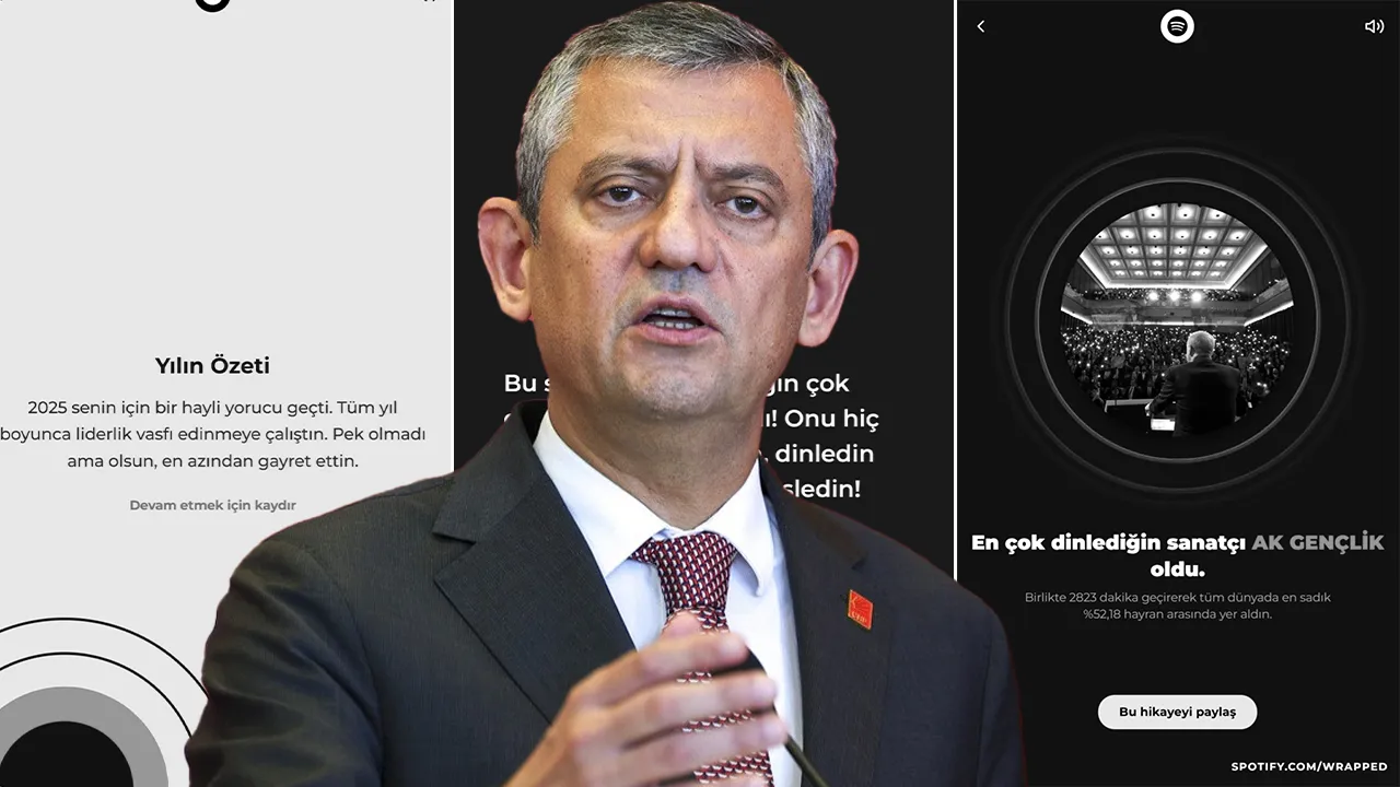 AK Parti Gençlik Kolları, Özel’i Spotify konseptiyle tiye aldı