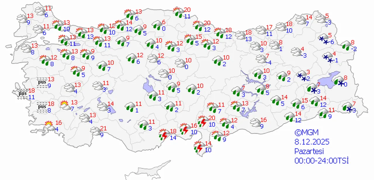 Balkan soğukları kapıda! AKOM'un ardından Meteoroloji de uyardı: İşte il il haritalı hava durumu
