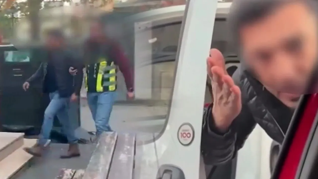 Kadın sürücüye dehşeti yaşatmıştı! O trafik magandası gözaltında