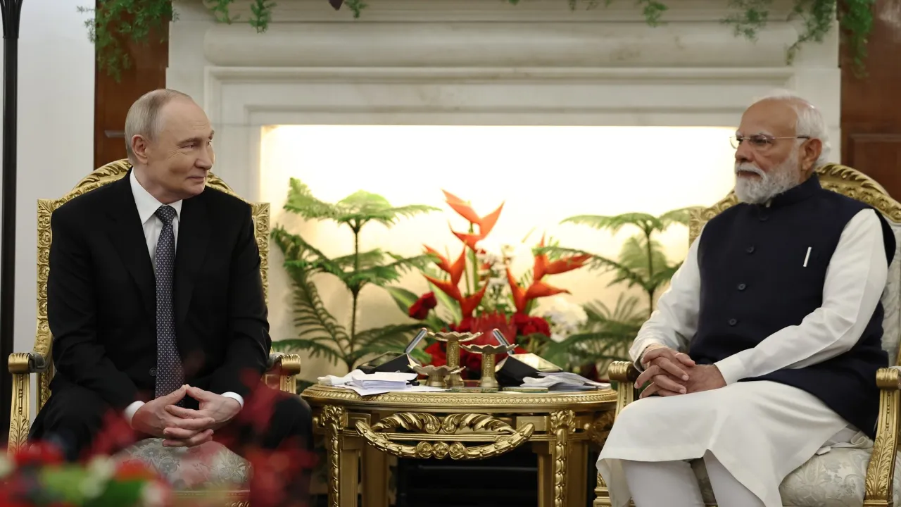 Yeni Delhi'de kritik zirve! Putin ve Modi'den Filistin çağrısı