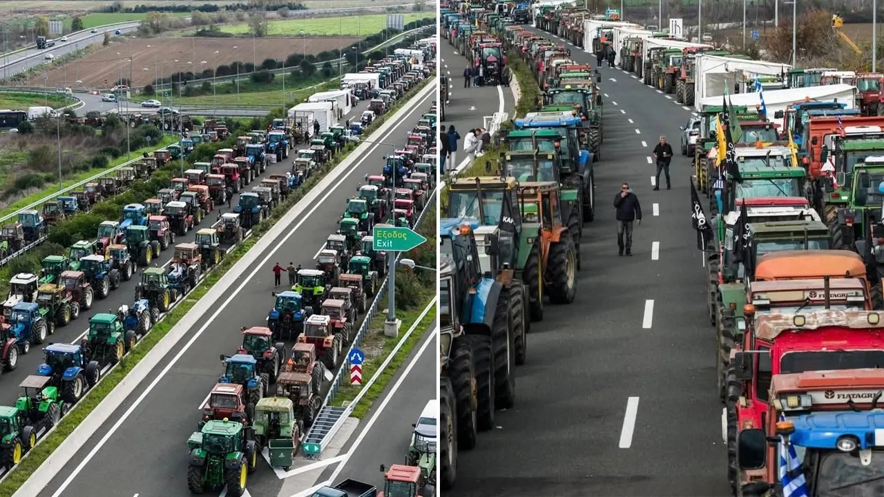 Yunanistan'da büyük kriz! Yollar kapandı, trafik ve lojistik faaliyetleri felç oldu
