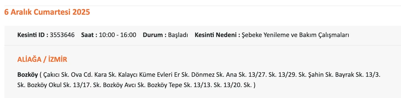Başkent EDAŞ elektrik kesintisi sorgulama! 6 Aralık Cumartesi Ankarada elektrikler ne zaman gelecek?