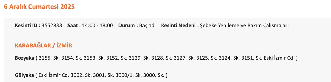 Başkent EDAŞ elektrik kesintisi sorgulama! 6 Aralık Cumartesi Ankarada elektrikler ne zaman gelecek?