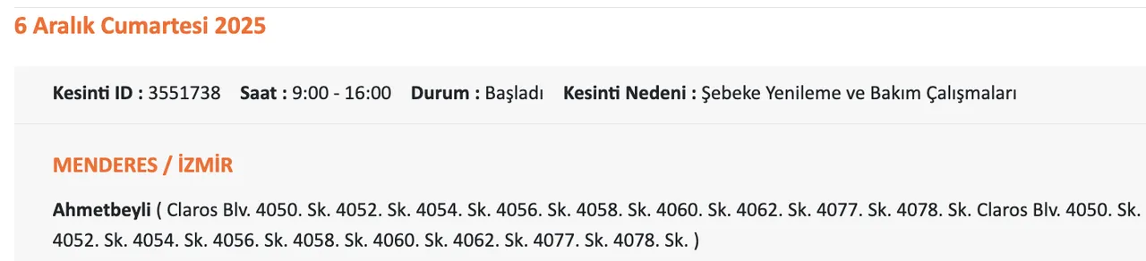Başkent EDAŞ elektrik kesintisi sorgulama! 6 Aralık Cumartesi Ankarada elektrikler ne zaman gelecek?