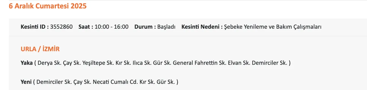 Başkent EDAŞ elektrik kesintisi sorgulama! 6 Aralık Cumartesi Ankarada elektrikler ne zaman gelecek?