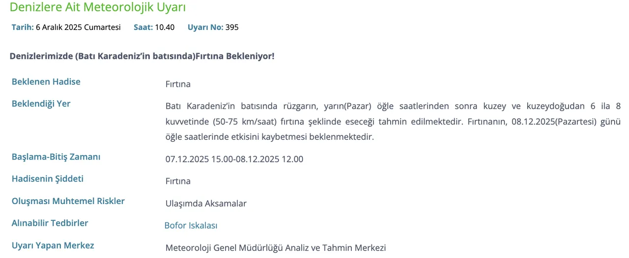 Fırtına uyarısı verildi! Bugün hava nasıl olacak, yağmur yağacak mı?