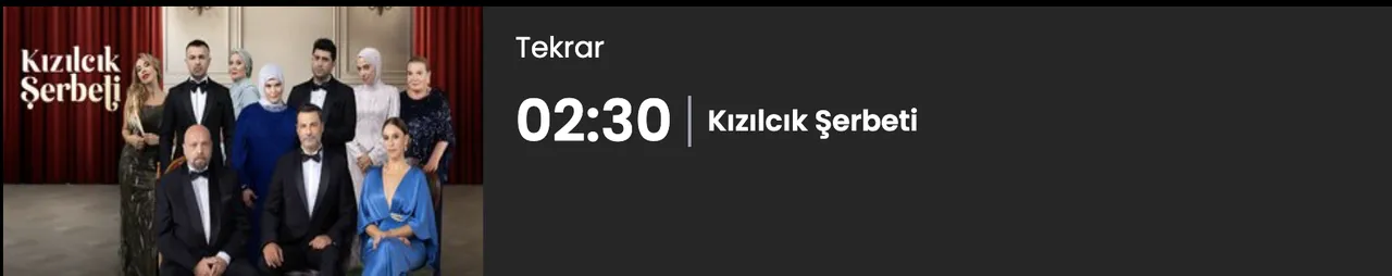 Kızılcık Şerbeti tekrarı ne zaman? 6 Aralık Show TV yayın akışı merak ediliyor