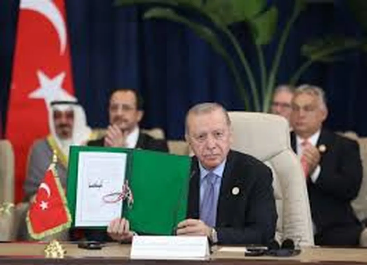 Cumhurbaşkanı Erdoğan, Şarm El-Şeyh zirvesinde / AA