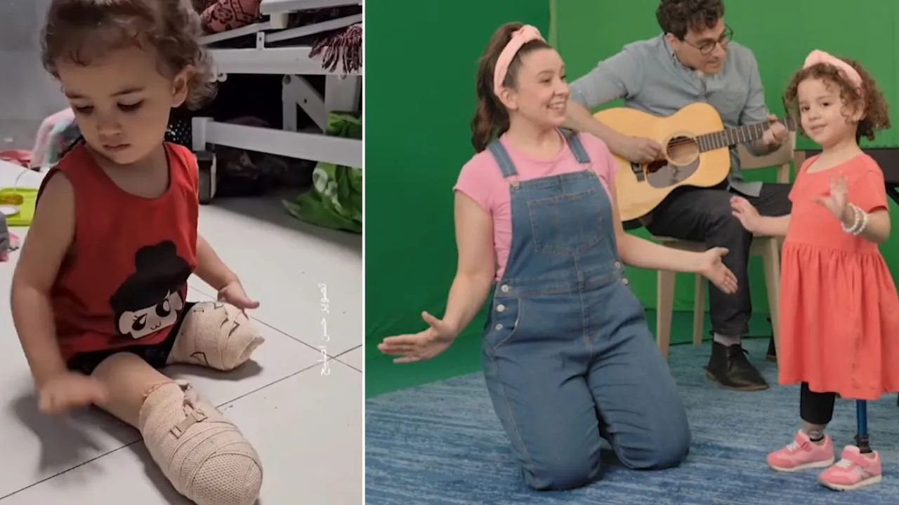 ABD'li fenomenin Gazze'de ayakları kopan bir çocuğa yardım etmesi ve birlikte şarkı söylemesi gündem olmuştu.