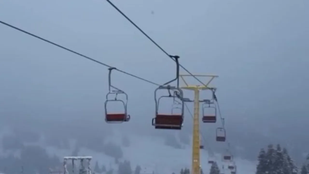 Bursa Uludağ'da kar kalınlığı 6 santimetreye ulaştı