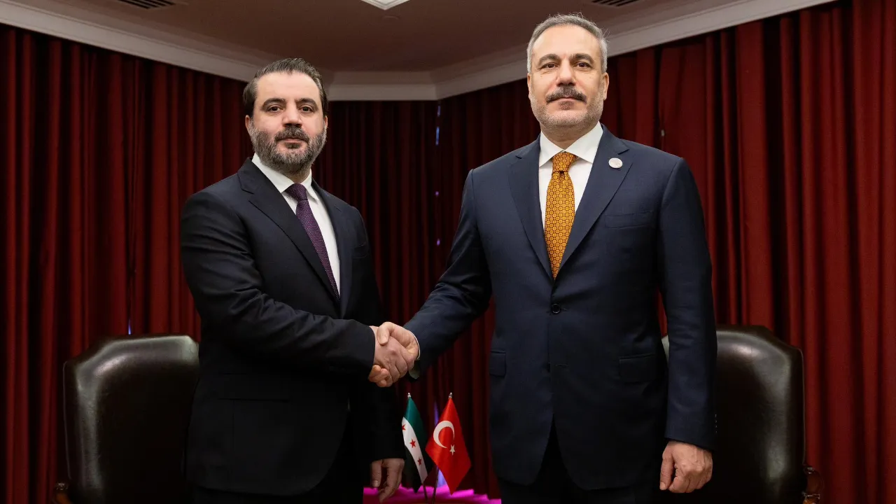 Dışişleri Bakanı Hakan Fidan, Suriyeli mevkidaşı Şeybani ile görüştü