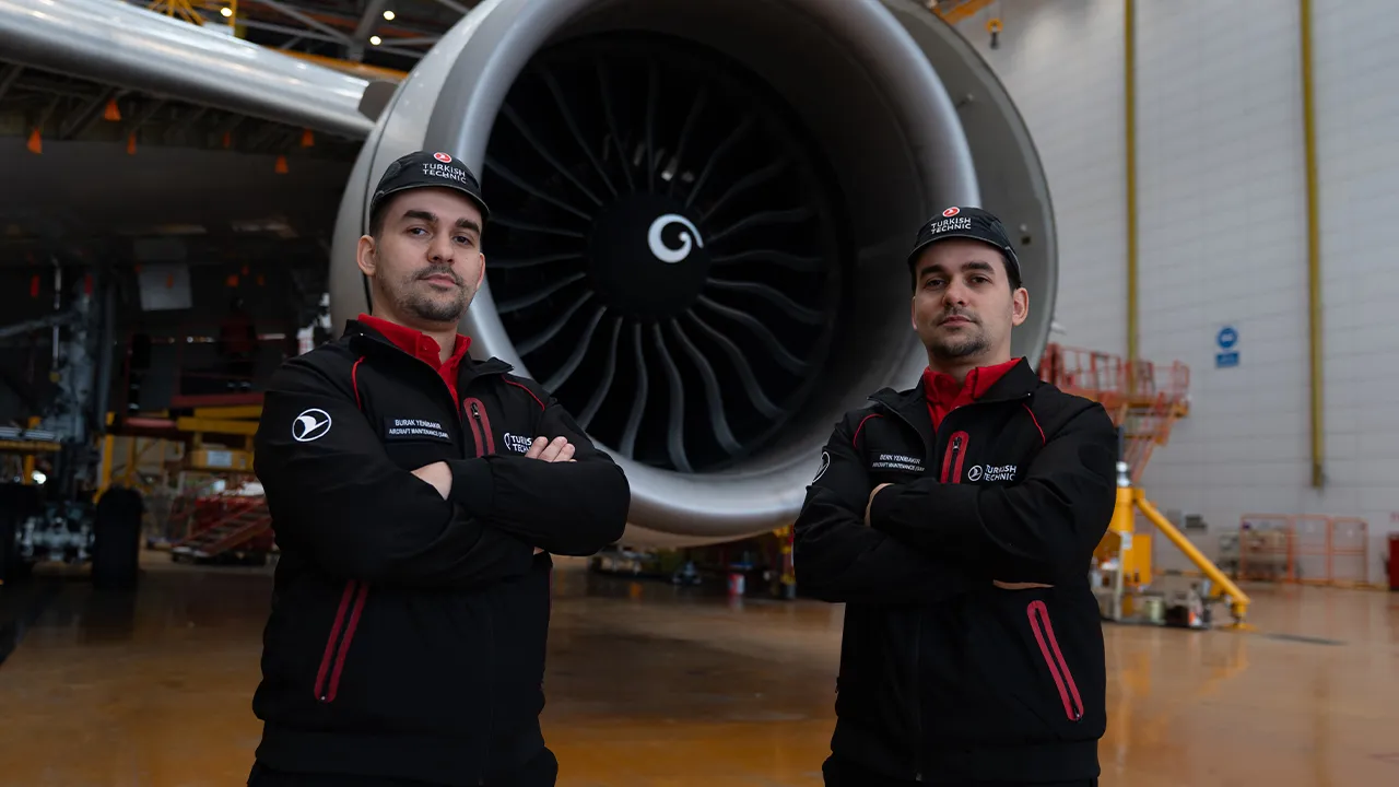 Uçaklar onlara emanet: Göklerin devi THY'nin ikiz teknisyenleri 