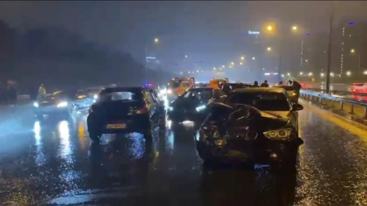 Eyüpsultan'daki zincirleme kaza