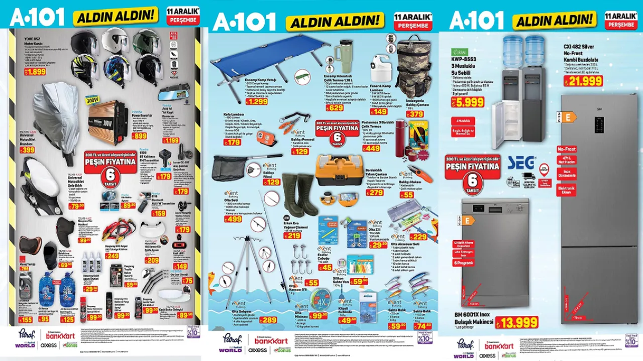 11 Aralık a101 aktüel ürünler gündemde! Bu hafta a101