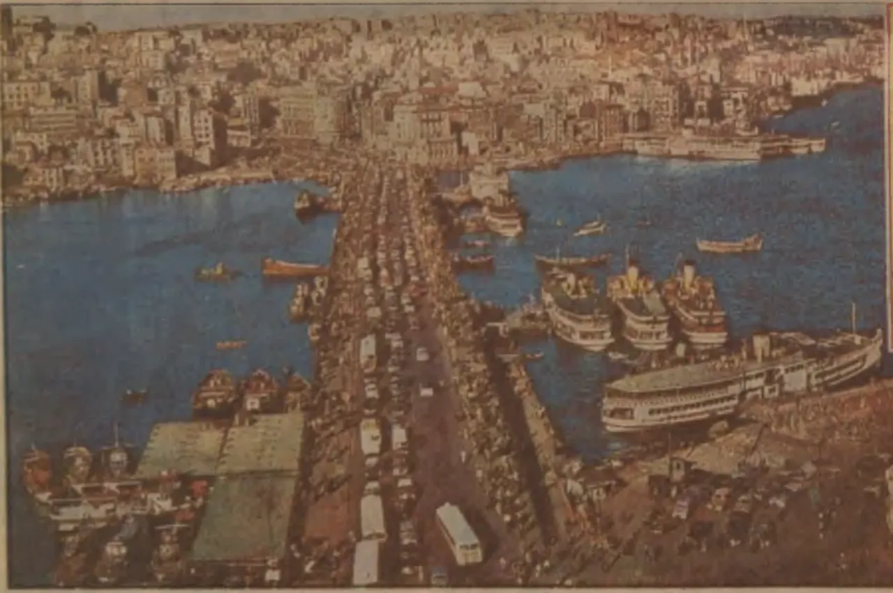 Bir tarih alevlere teslim oldu! Galata Köprüsünün 35 yılı önceki üzücü hikayesi