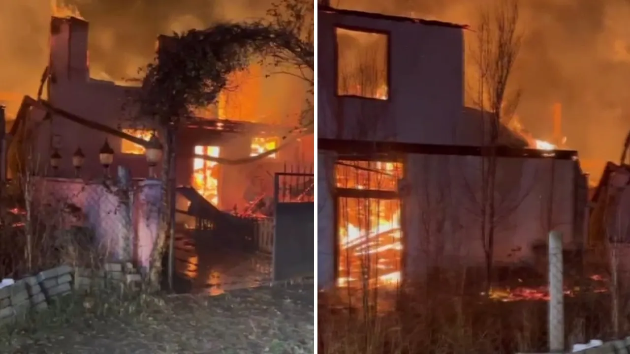 Çankırı'da sıcak saatler! Yangın çıktı, iki ev kül oldu