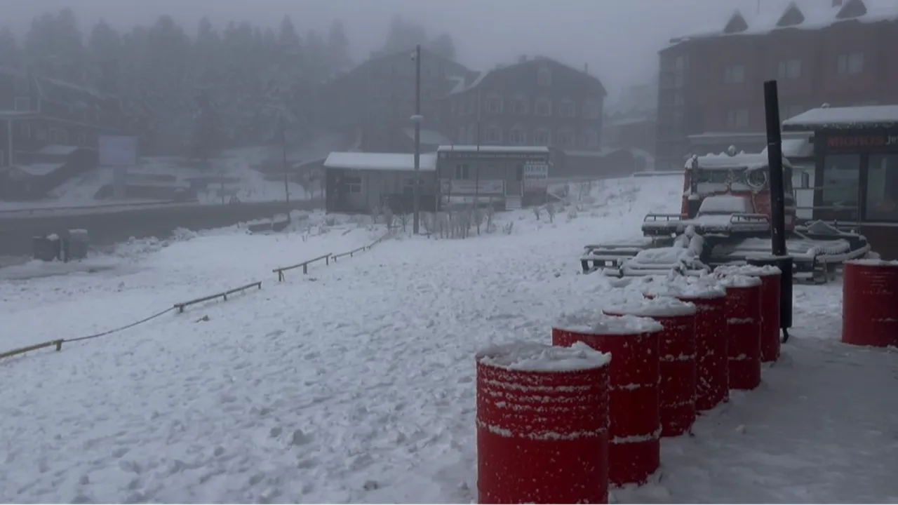 İstanbul'un yanı başında 10 santim kar! Bir anda bastırdı, göz gözü görmedi