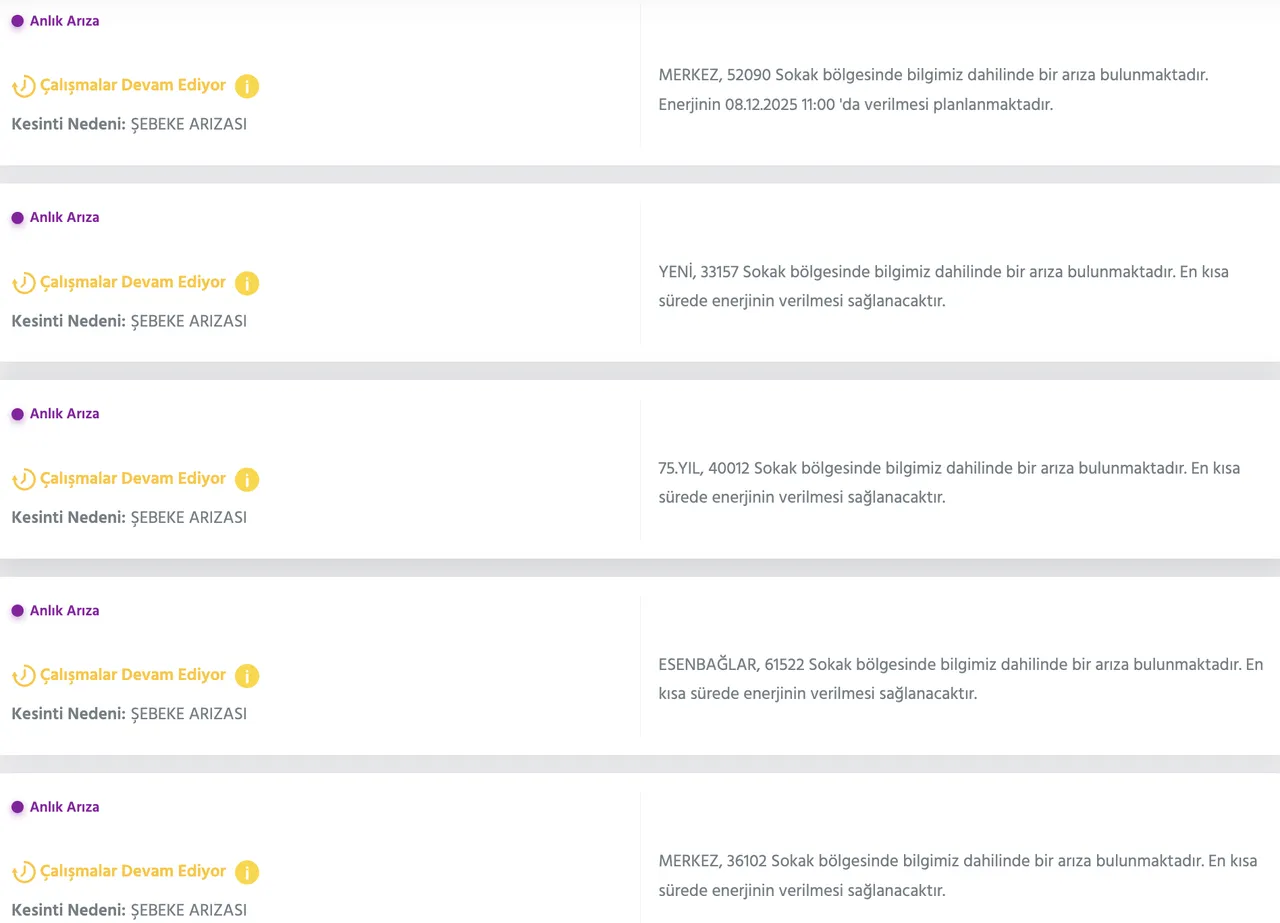 Mersin Mezitli elektrik kesintisi: Toroslar EDAŞ duyurdu, elektrikler ne zaman gelecek?