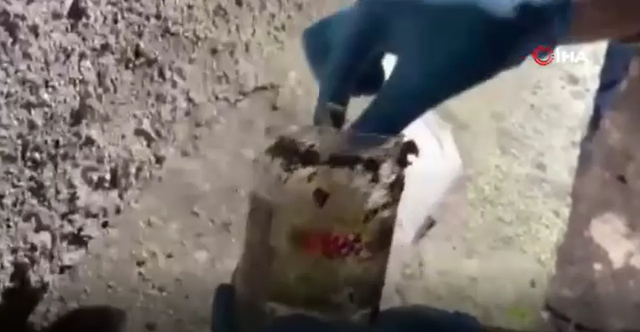 Kavanozun içinden el bombası da çıktı