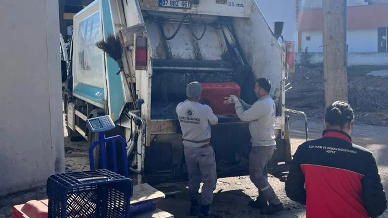 Antalya'da baskın! Yarım tondan fazla bozuk gıda ele geçirildi