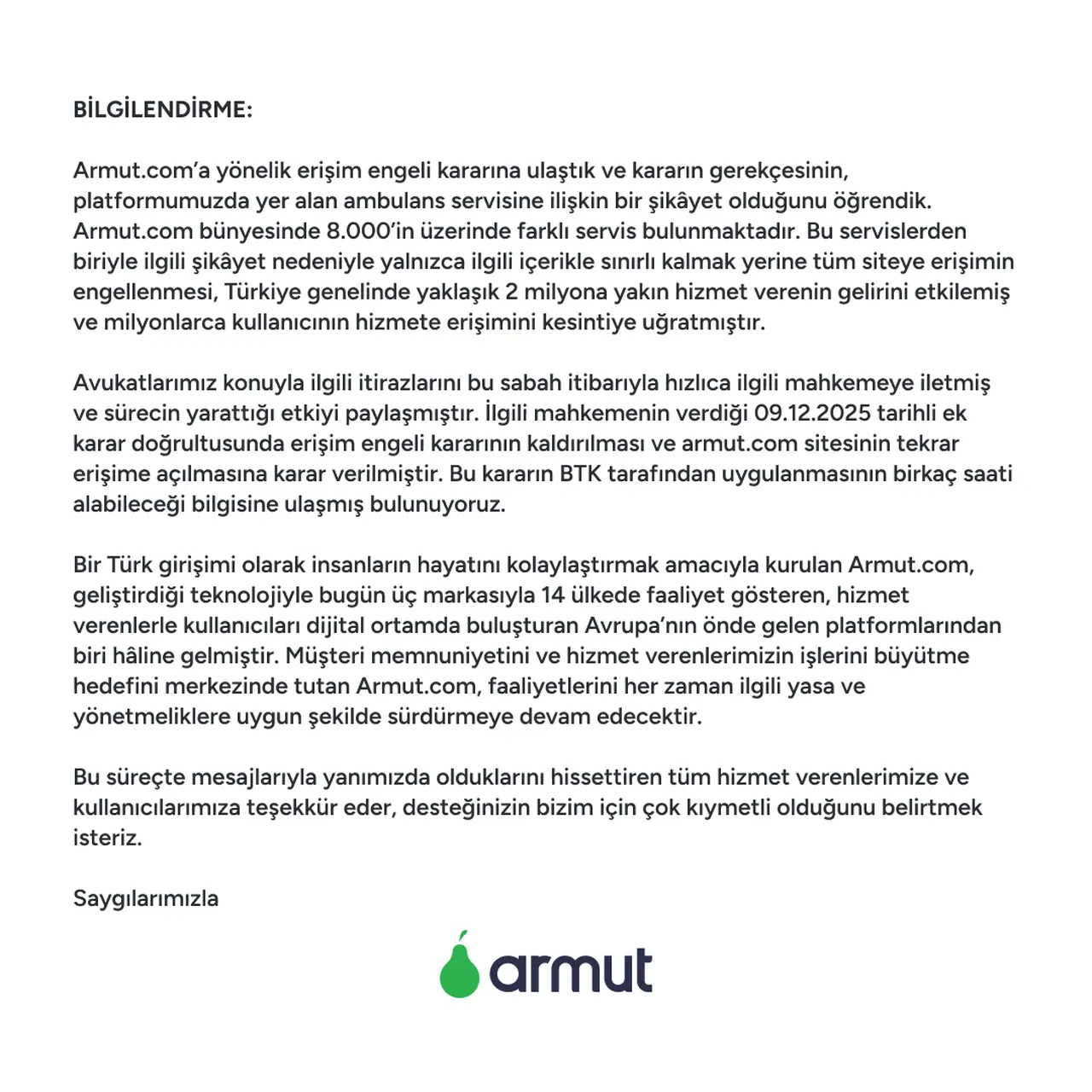 Armut.com açıldı mı?