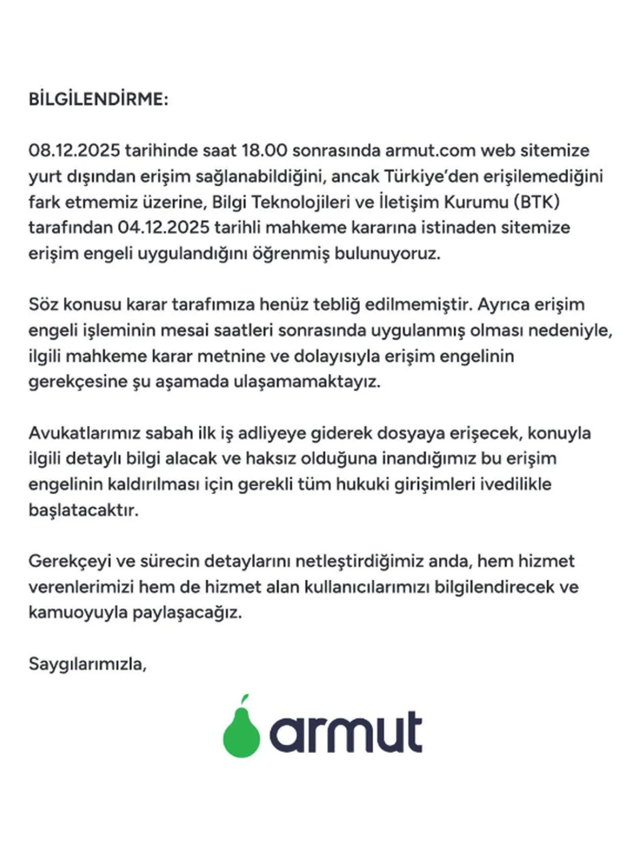 Armut.com kapandı mı? Erişim sorunuyla ilgili açıklama geldi