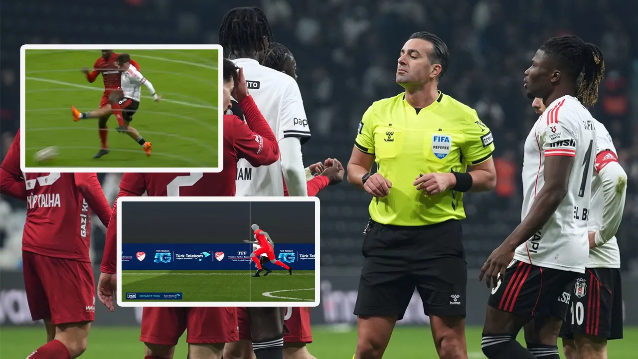 Beşiktaş-Gaziantep FK maçındaki tartışmalı pozisyonlar 'Trio'da: Eski hakemler noktayı koydu