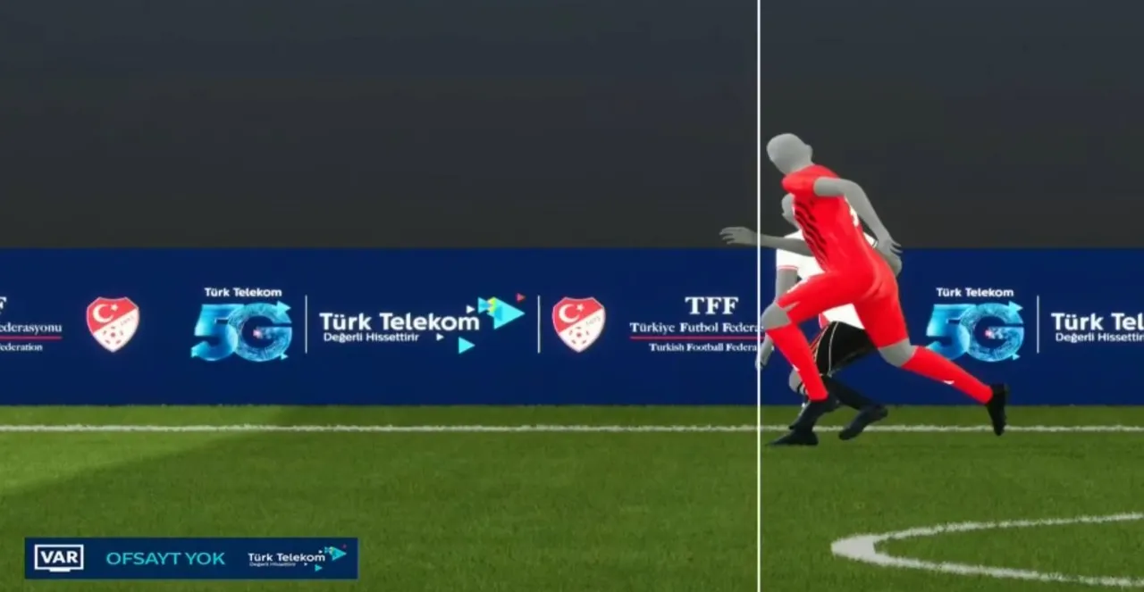 VAR tarafından çekilen ofsayt çizgisi tartışmalara sebep oldu