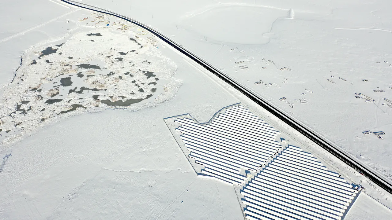 Göçmen kuşları ağırlayan Çalı Gölü dondu