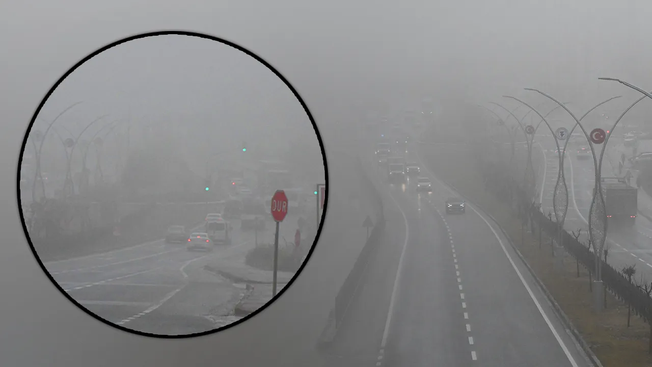 Sisin esir aldığı Yozgat'ta görüş mesafesi 20 metreye düştü 