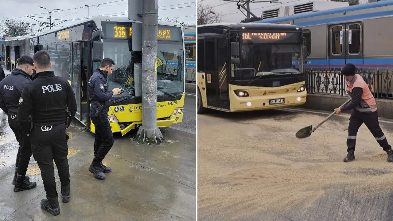 Yola dökülen akaryakıt kazalara neden oldu! İstanbul'da korku dolu anlar