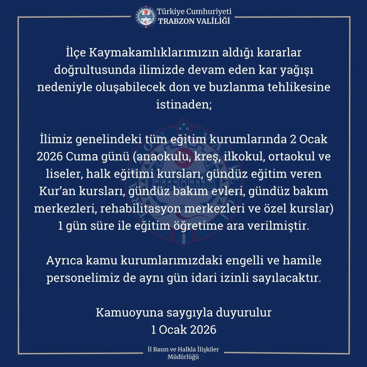 Kar tatili uzadı! İşte kar tatili olan iller ve valilik açıklamaları