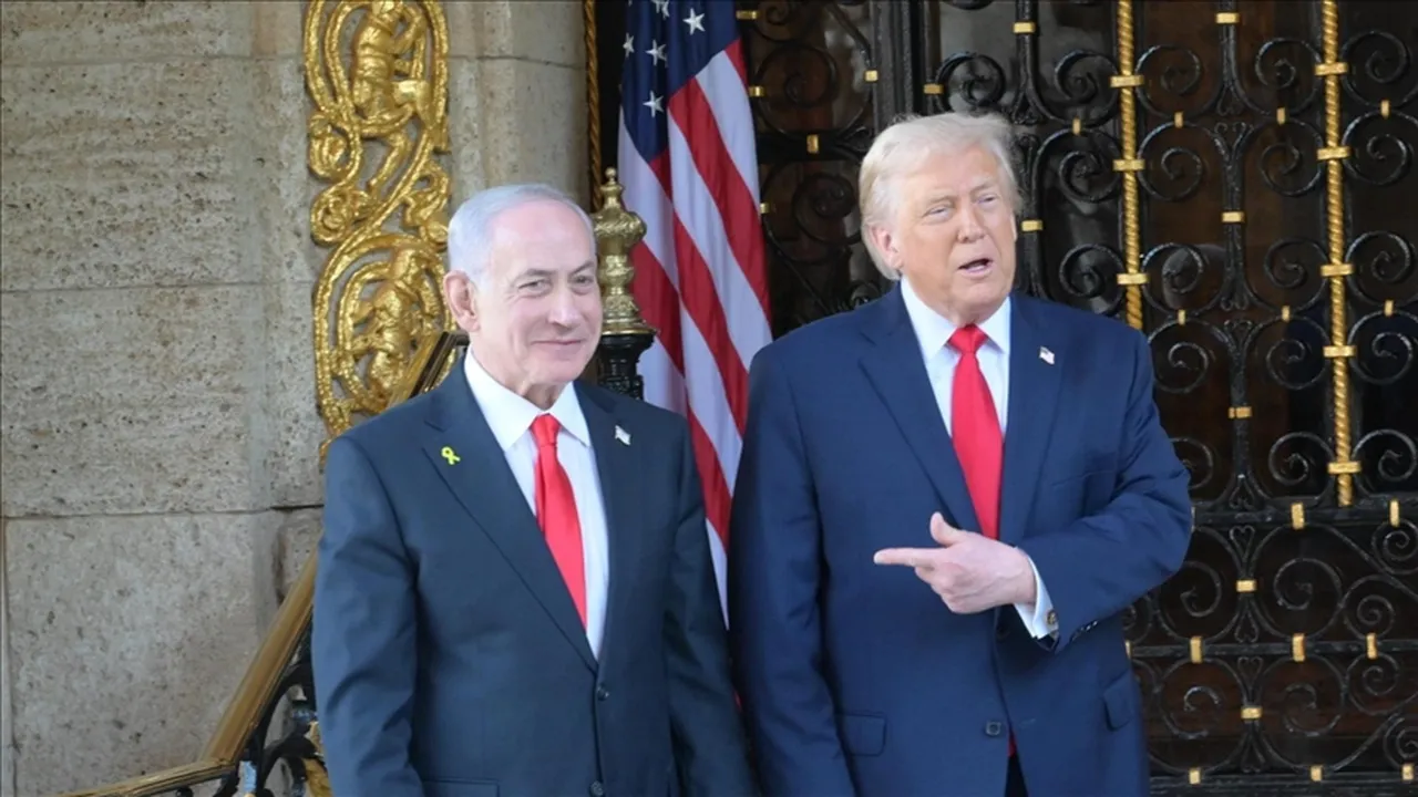 ABD Başkanı Donald Trump ile İsrail Başbakanı Binyamin Netanyahu