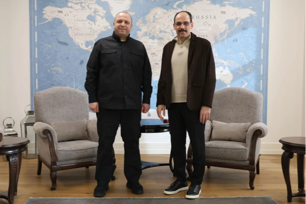 MİT Başkanı Kalın, Ukrayna Ulusal Güvenlik ve Savunma Konseyi Sekreteri Umerov ile görüştü