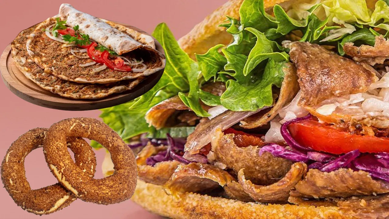 Türklerin favori yemeği döner, lahmacun ve simit