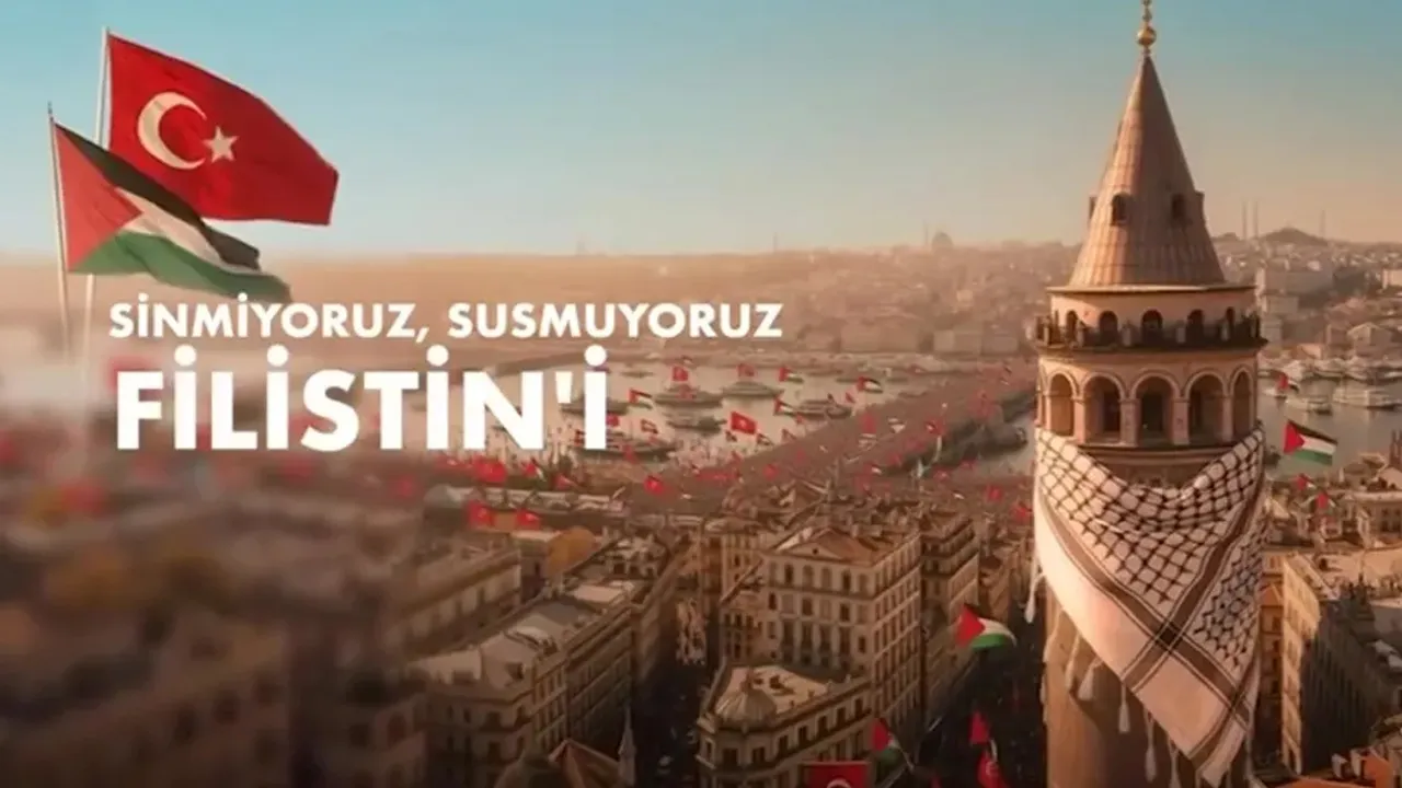 Yüz binler Galata’da! Gazze buluşmasına ev sahipliği yapıyor