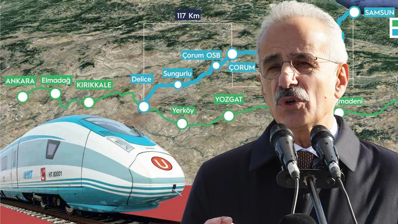 Türkiye'de bir ilk! Proje tamamlandığında iki kent arası mesafe 2,5 saate düşecek