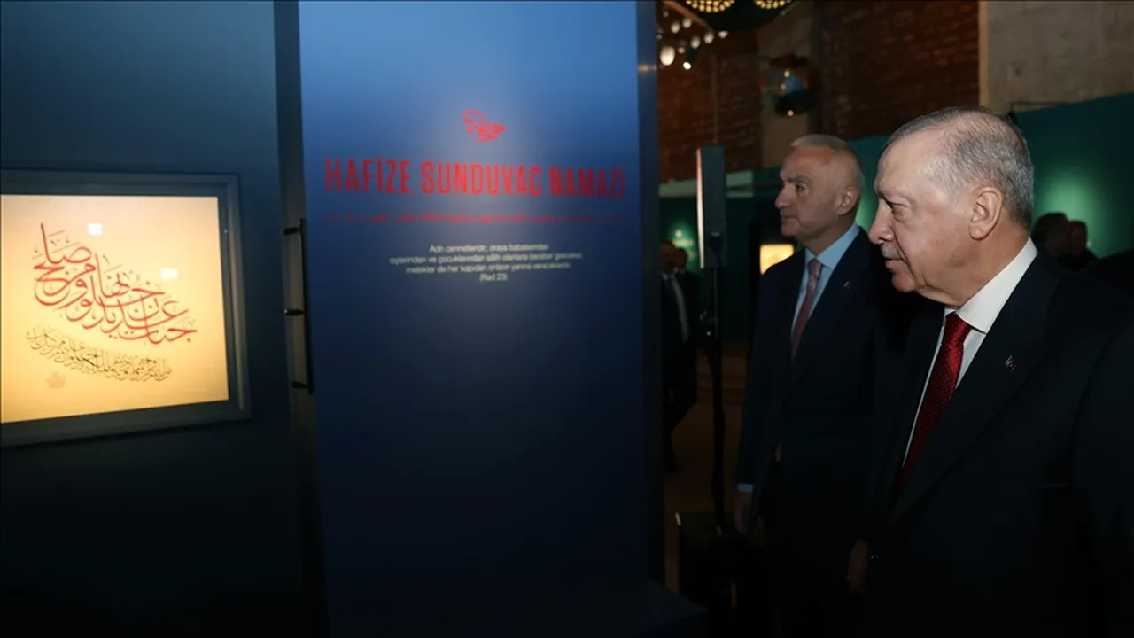 Hane İslam Eserleri Sergisi nerede, nasıl gidilir? Cumhurbaşkanı Erdoğan sergi açılışını yaptı