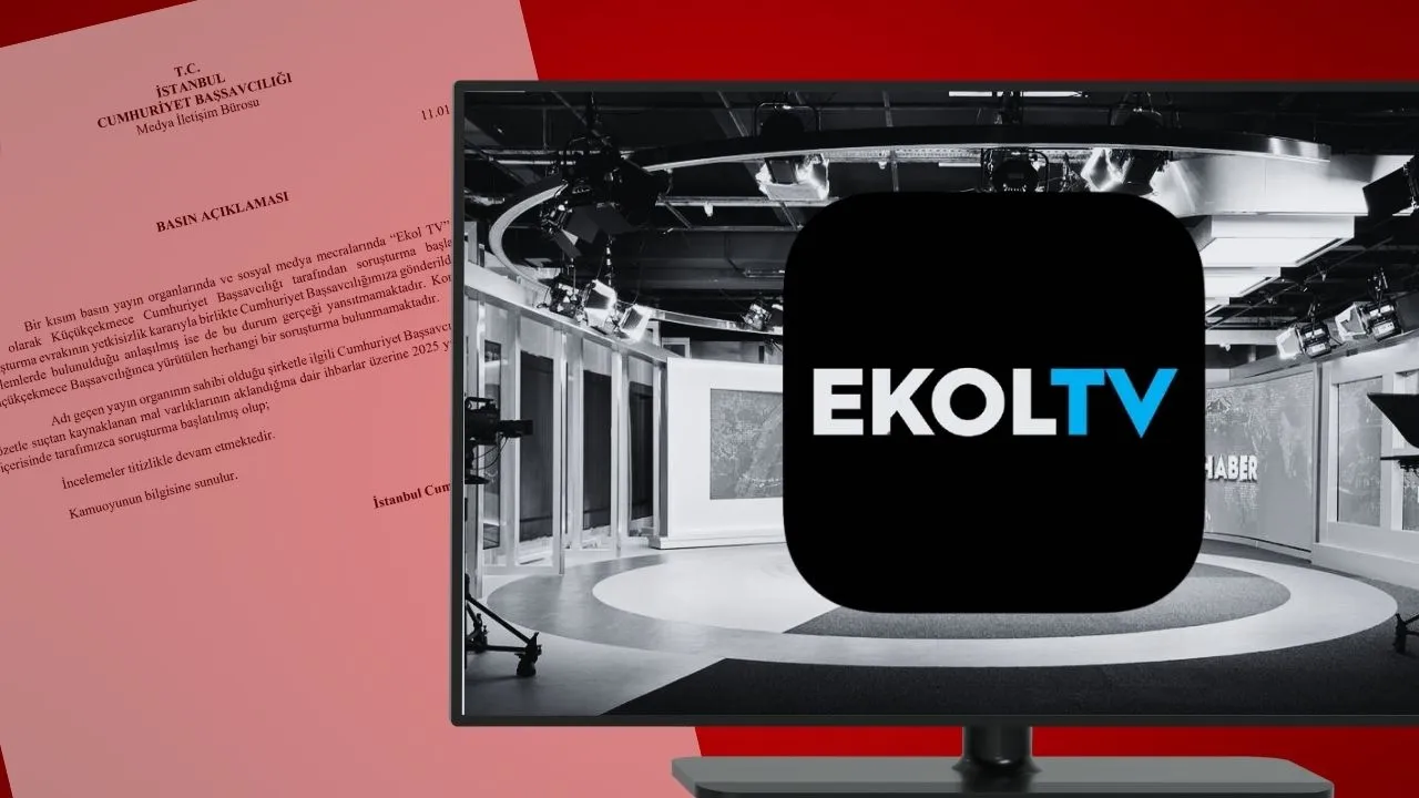 İstanbul Cumhuriyet Başsavcılığı'ndan 'Ekol TV' açıklaması
