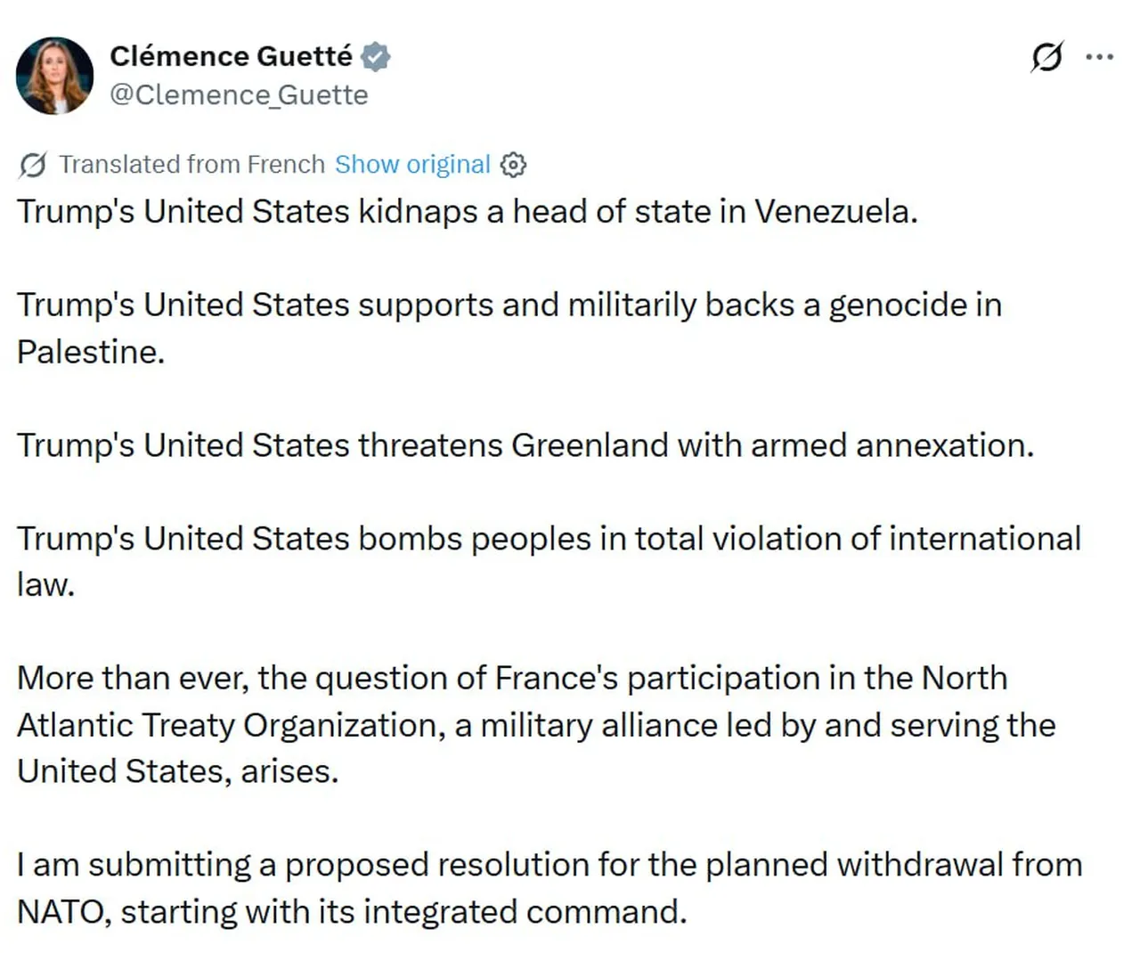 NATO’dan ayrılma tasarısı Meclis’te! Grönland tehdidi Fransa’yı kopma noktasına getirdi!