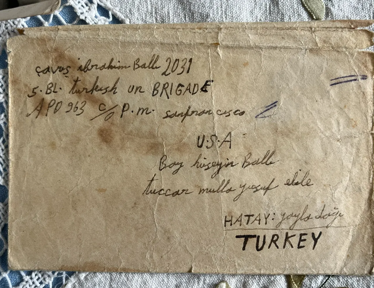 75 yıl sonra gelen mektup! Şehit baba ve kızının hikayesi duygulandırdı