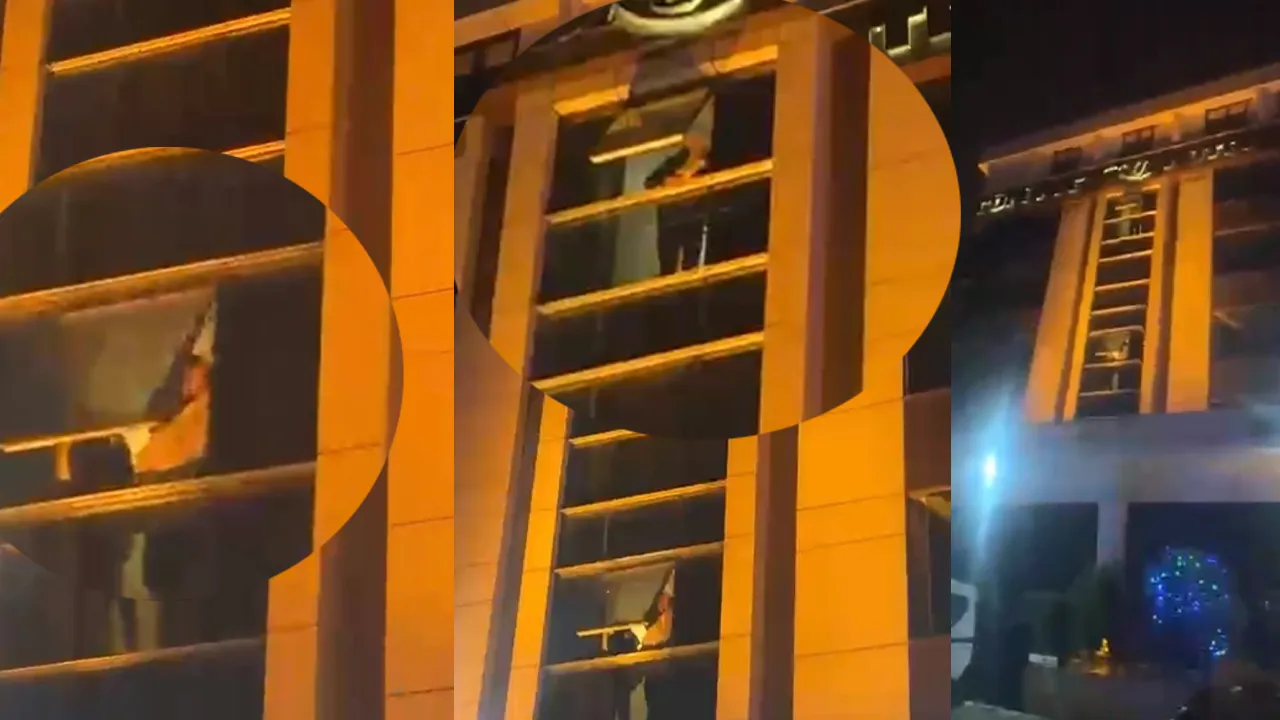 Bursa'da otelde yangın çıktı! Mahsur kalanlar var